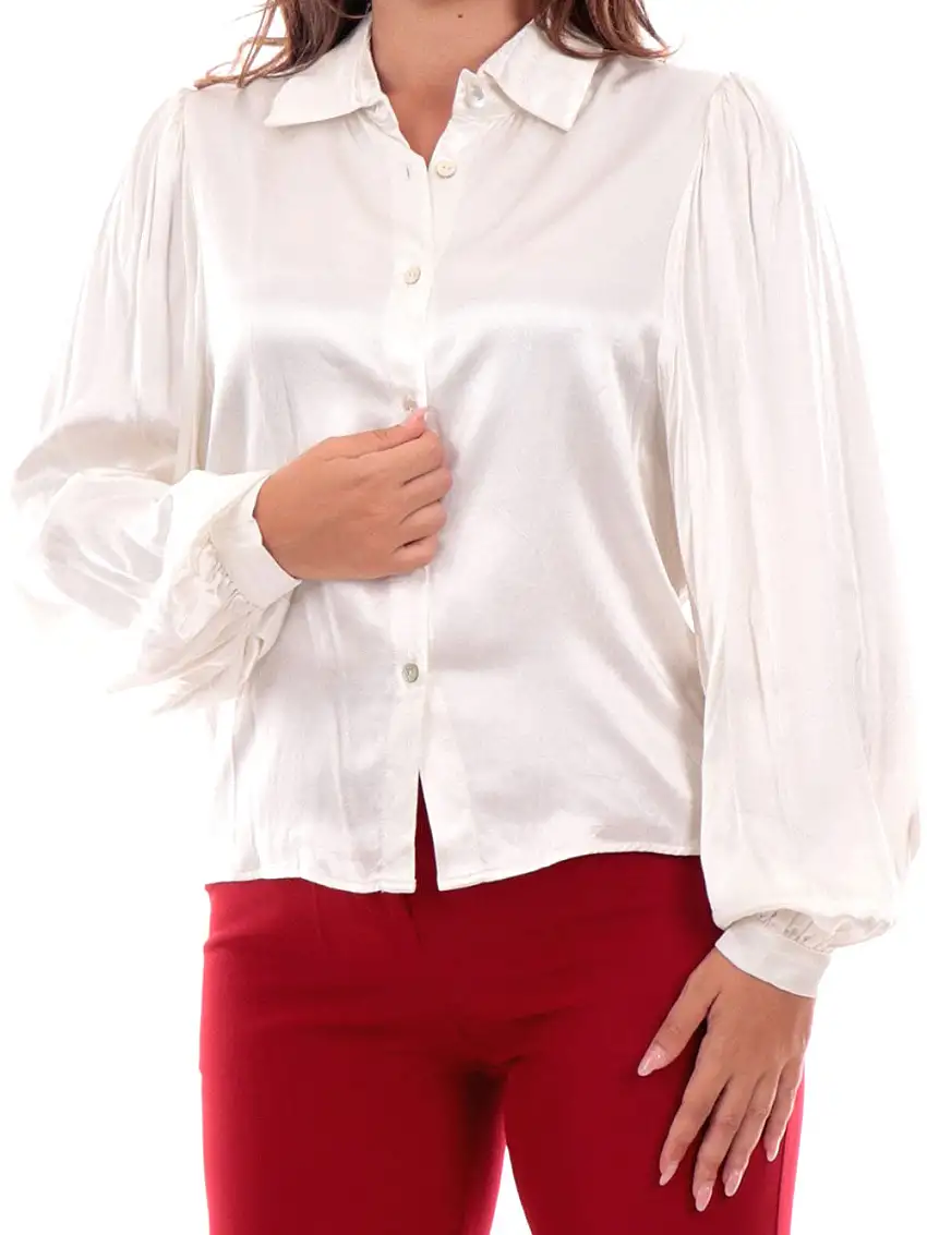 Camicia Classica Yes Zee da Donna - Avorio