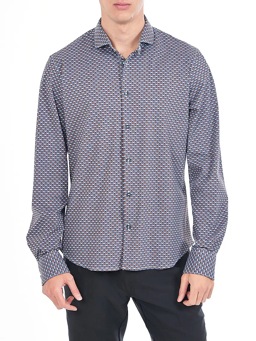 Camicia Yes Zee da Uomo - Marrone