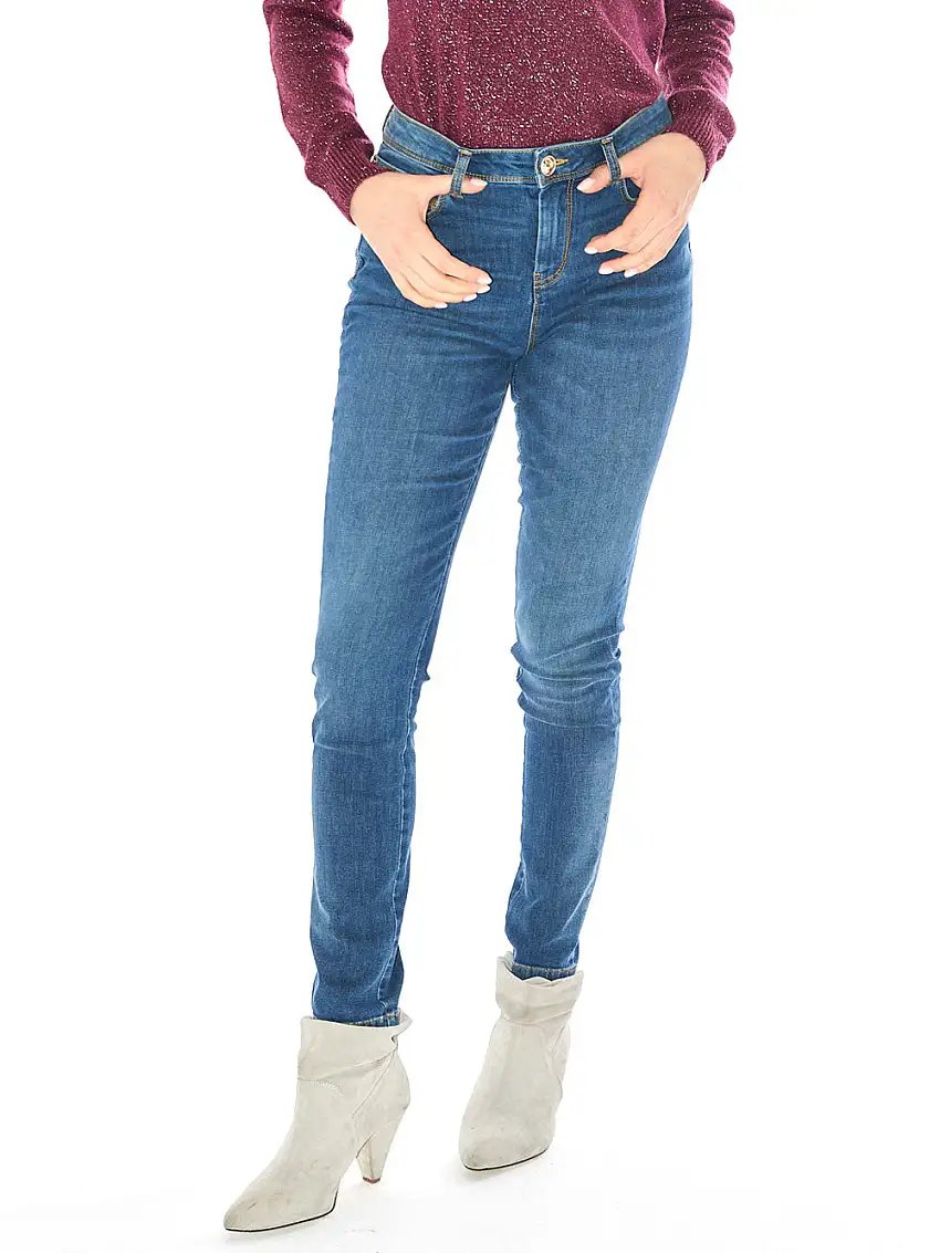 Jeans Slim Yes Zee da Donna - Grigio