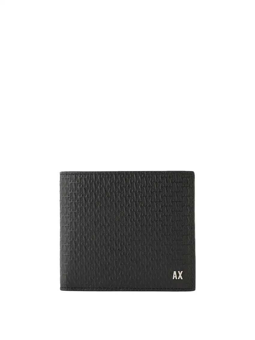 Portafoglio Armani Exchange da Uomo - Nero