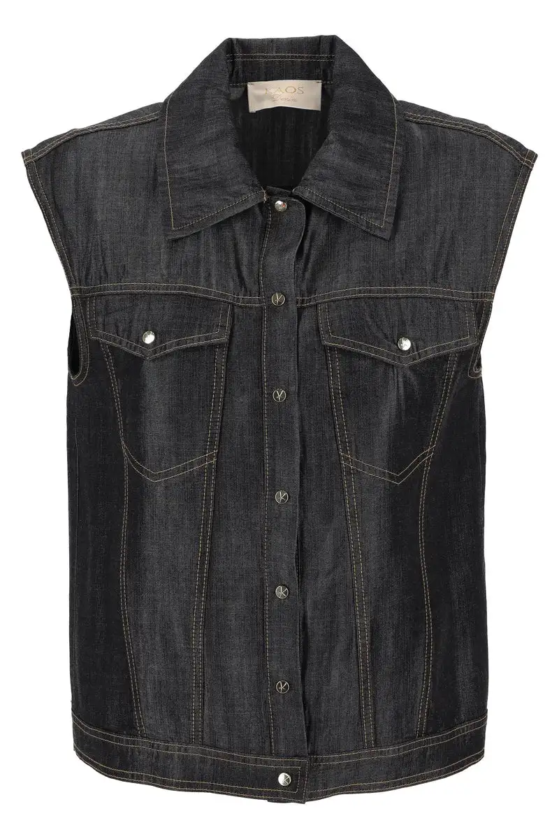 Kaos Denim Camicia Donna RP6VK005