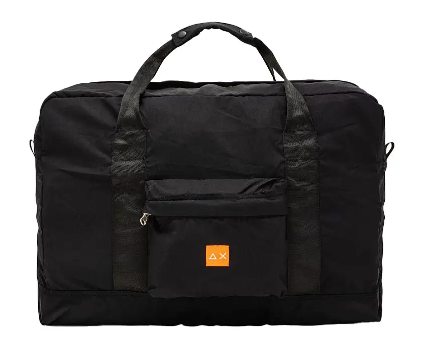 Sun68 Big Pockable Bag Nylon Nero