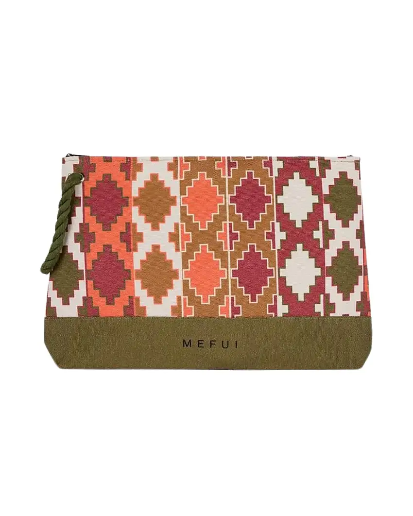 Mefui Maxi Pochette 'guarda Pampa' Verde Donna