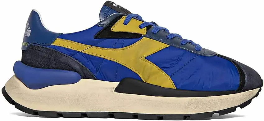 Diadora Heritage Sneaker Mercury Elite in Pelle Blu Regista Unisex