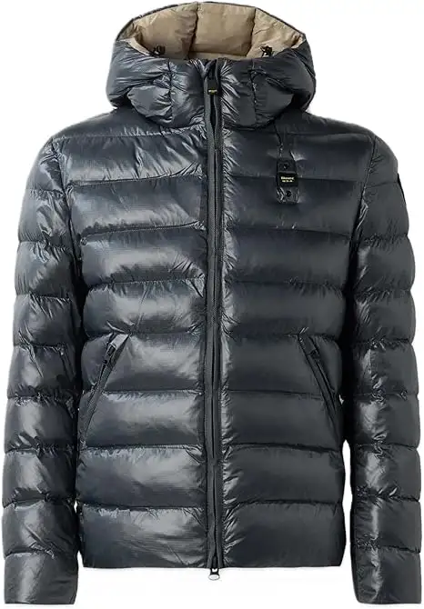 Blauer Giubbino Corto Imbottito Adams Grigio Interno Beige Uomo
