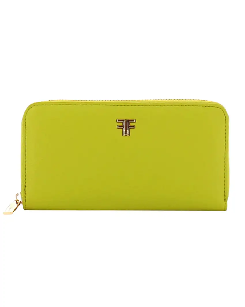 Fracomina Zip Around In Ecopelle Giallo Donna