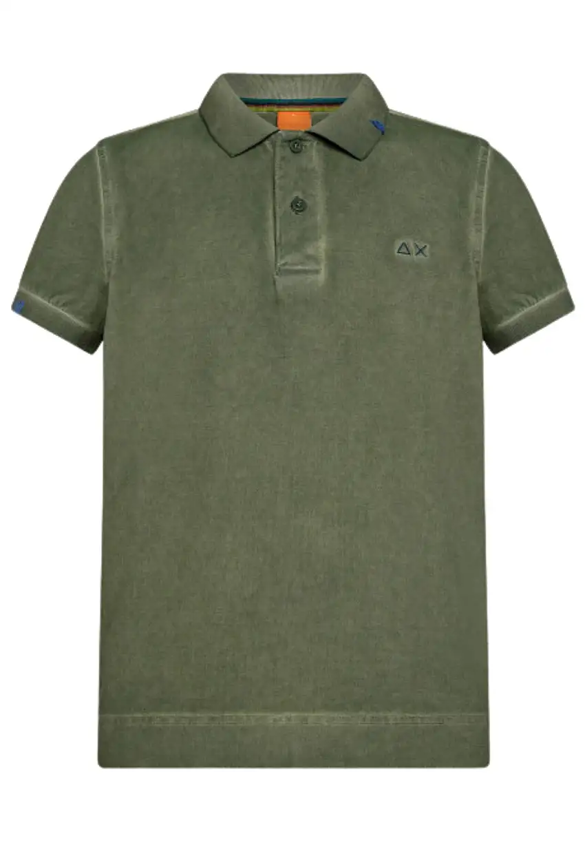 Sun68 Polo Special Dyed El Cotone Verde