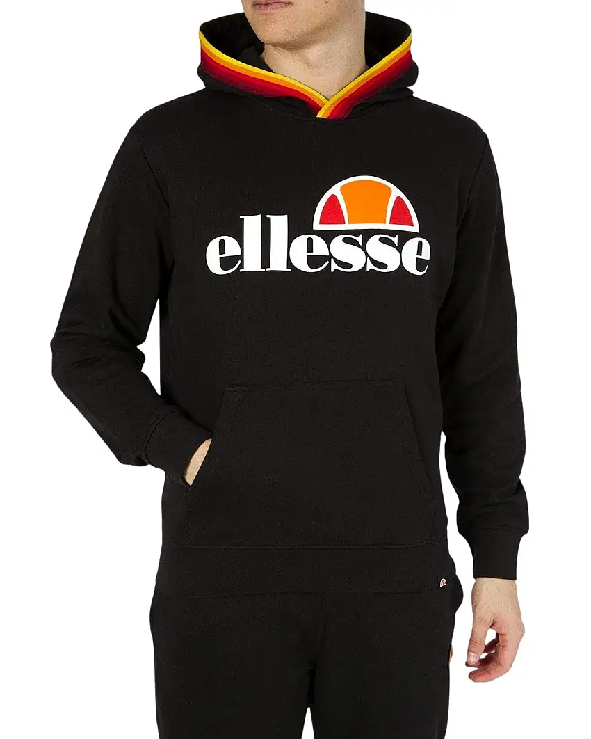 Ellesse Hoodie Nero Uomo
