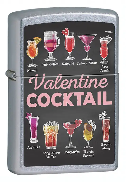 Zippo Valentine Bar Limited Edition Argento 207 COCKTAIL