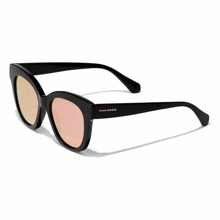 Occhialida sole Unisex Audrey Hawkers Oro rosa Nero 30255053