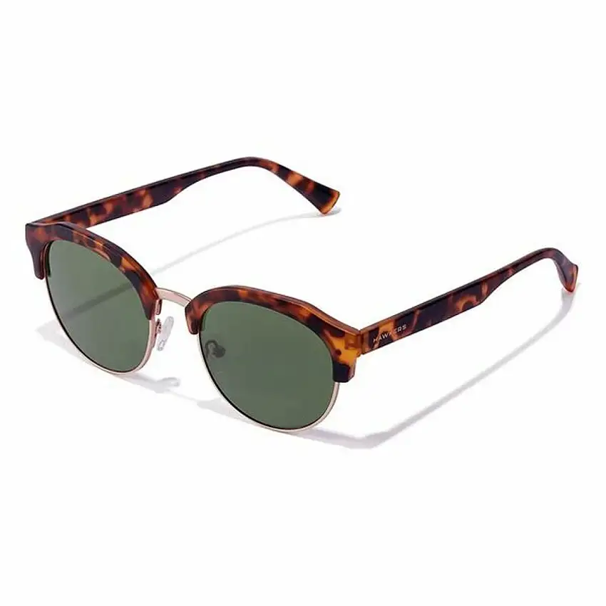 Occhialida sole Unisex Classic Rounded Hawkers Verde 42713296