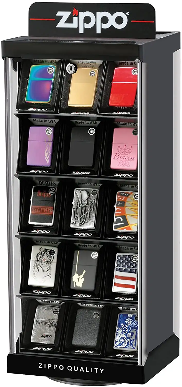 Zippo Vetrinetta Espositiva 30 Posti Con Serratura Modello 142708