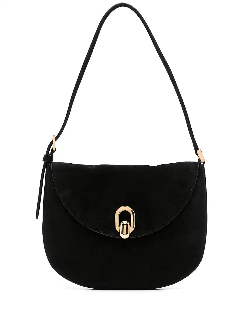 Piccola Borsa Hobo Tondo In Suede 60456973