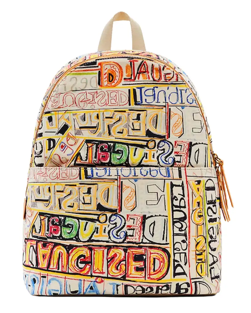 Desigual "lettering Mariscal" By Mombasa Multicolore Unisex