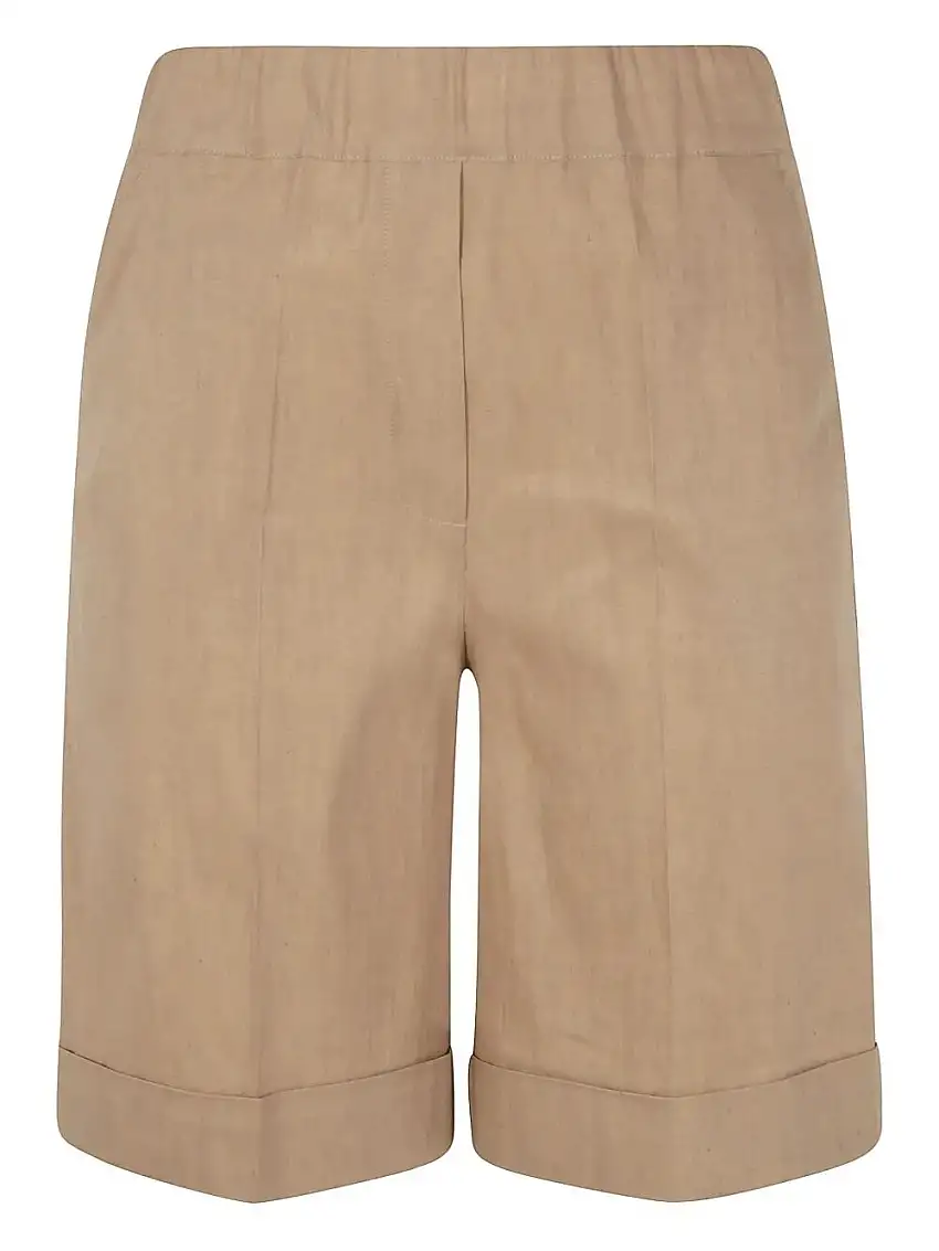 Pantaloni Corti In Lino Stretch Delave 39083040