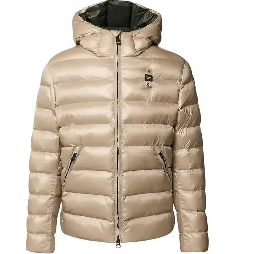 Blauer Giubbino Corto Imbottito Adams Beige Interno Verde Tiglio Uomo