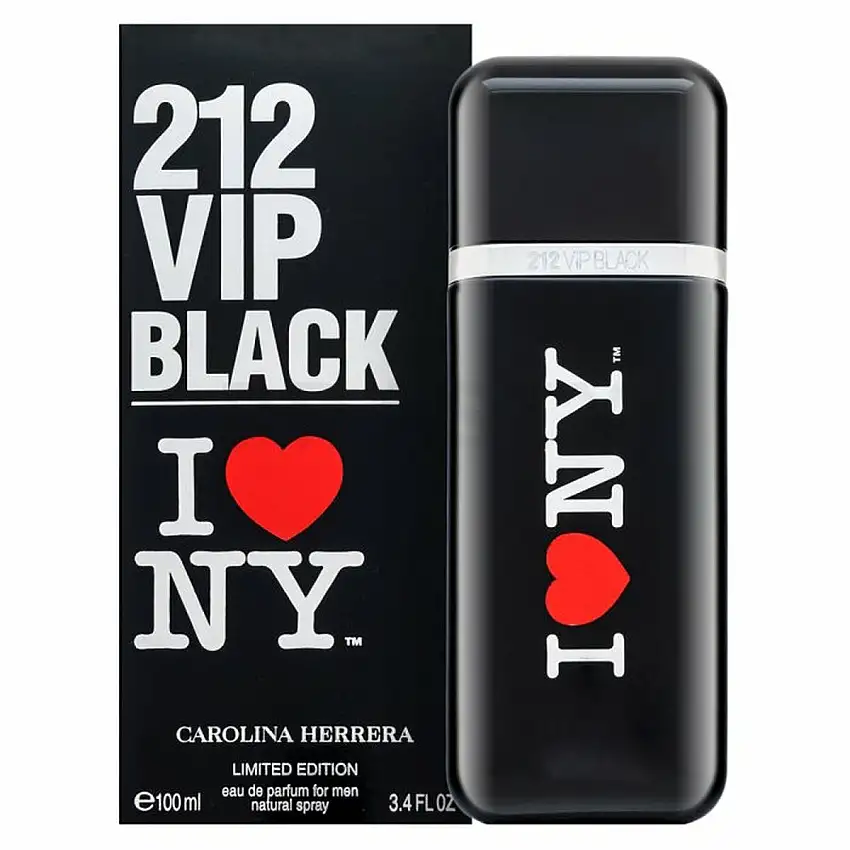 Profumo Uomo Carolina Herrera EDP 212 VIP Black I Love NY 100 ml 45068208