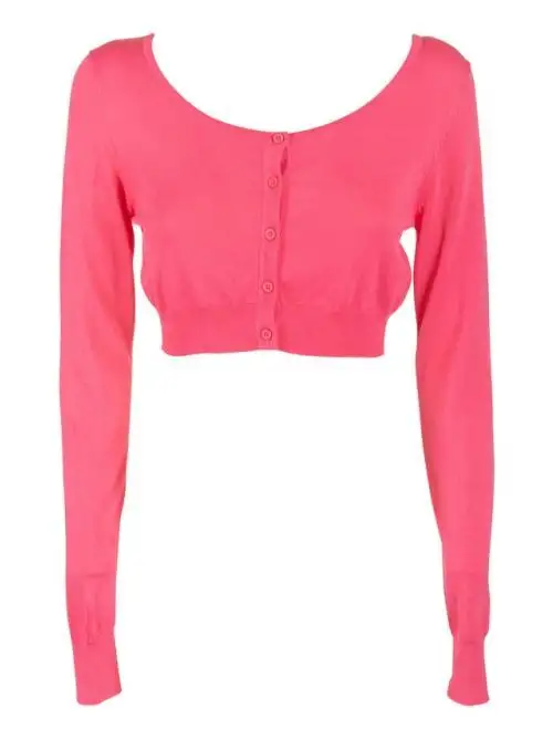 FRACOMINA  CROPPED KNITTED CARDIGAN 10215878