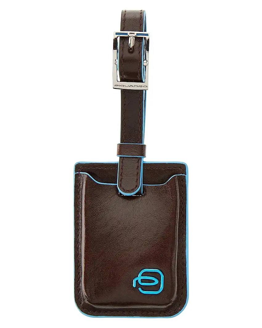 Piquadro Targhetta Per Valigia Porta Indirizzo Con Connequ Marrone Unisex
