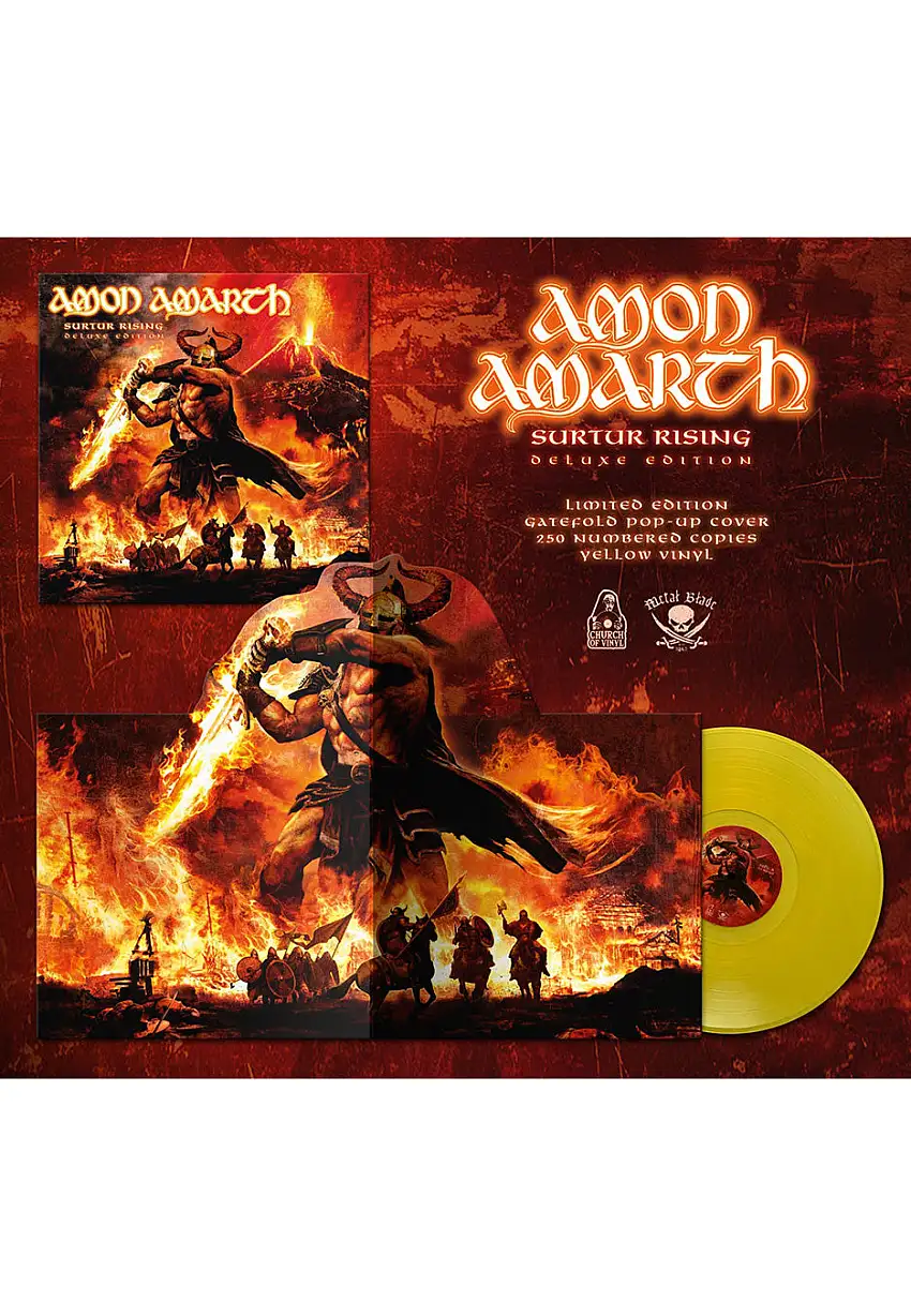 Amon Amarth - Surtur Rising Yellow - Colored Vinyl