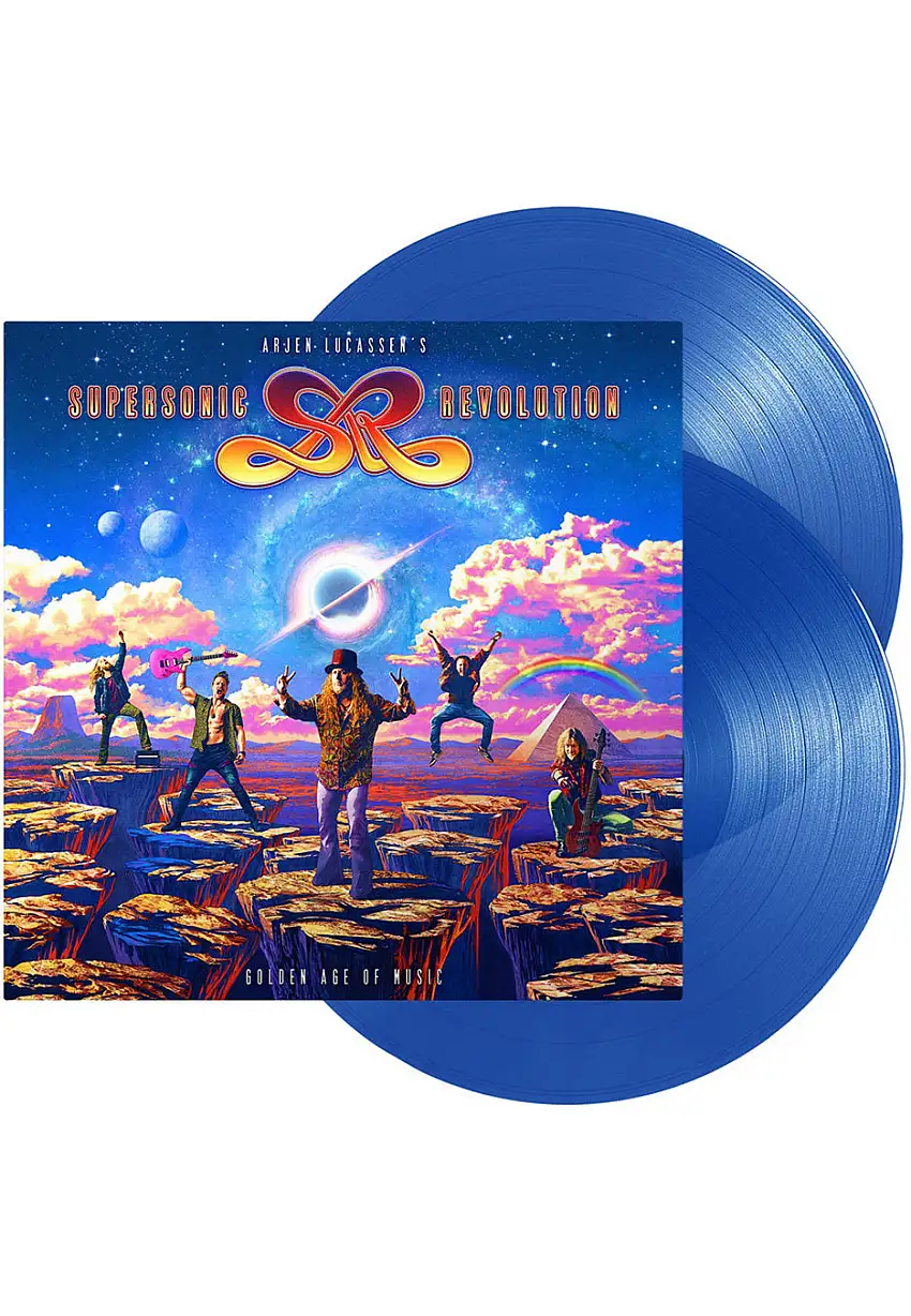 Arjen Lucassen's Supersonic Revolution - Golden Age Of Music Blue - Colored 2 Vinyl