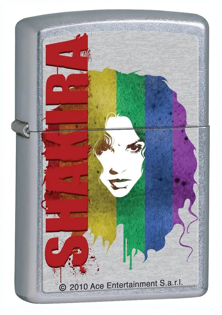 Zippo accendino grigio Shakira Multicolore 28028