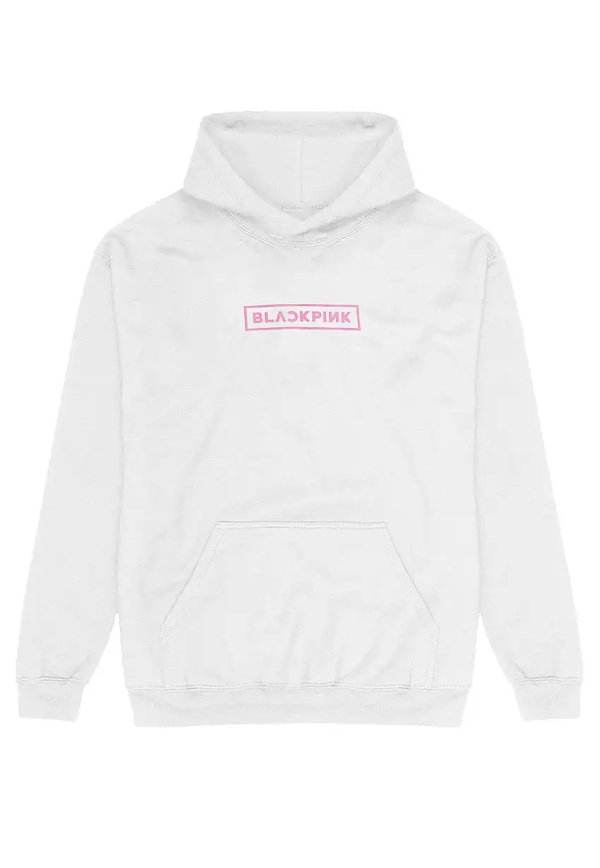 Blackpink - Shut Down Photo Grid White - Felpa con cappuccio