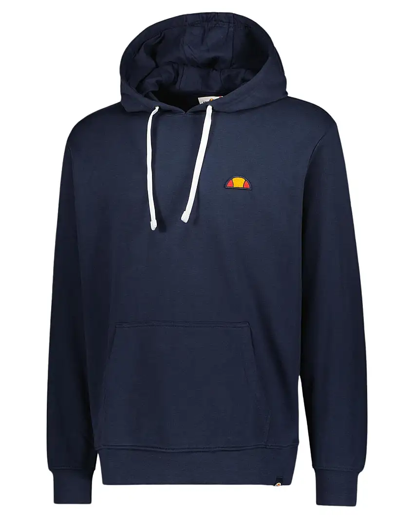 Ellesse Hoodie Patch Logo Blu Uomo