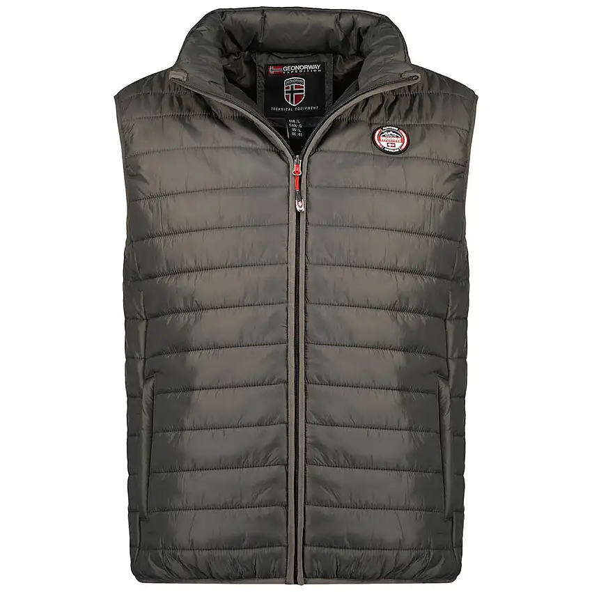 Geographical Norway Piumino Bodywarmer Grigio Uomo