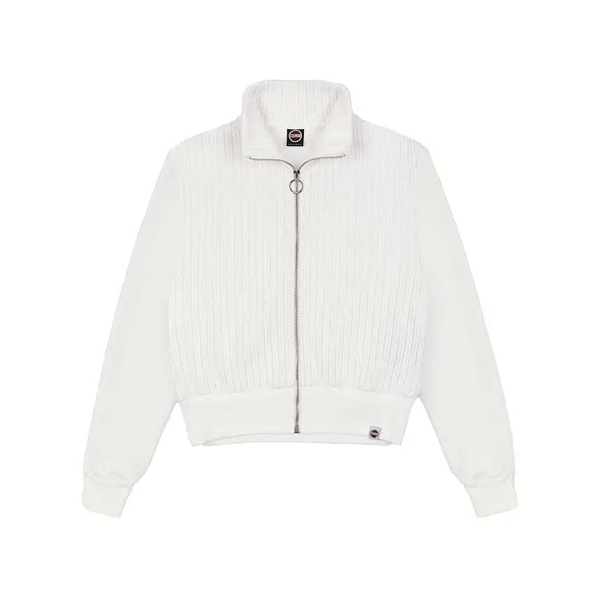 Felpa Donna intrecciata con zip