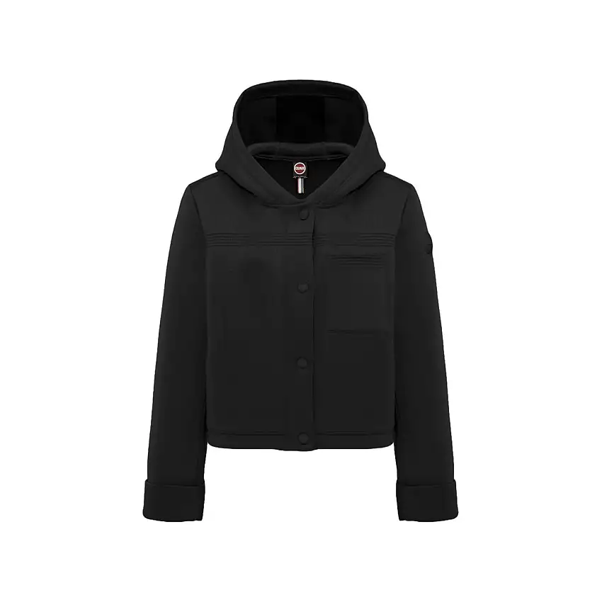 Giacca Donna in scuba con cappuccio