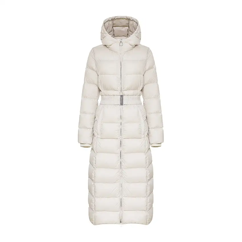 Piumino maxi da Donna con cintura