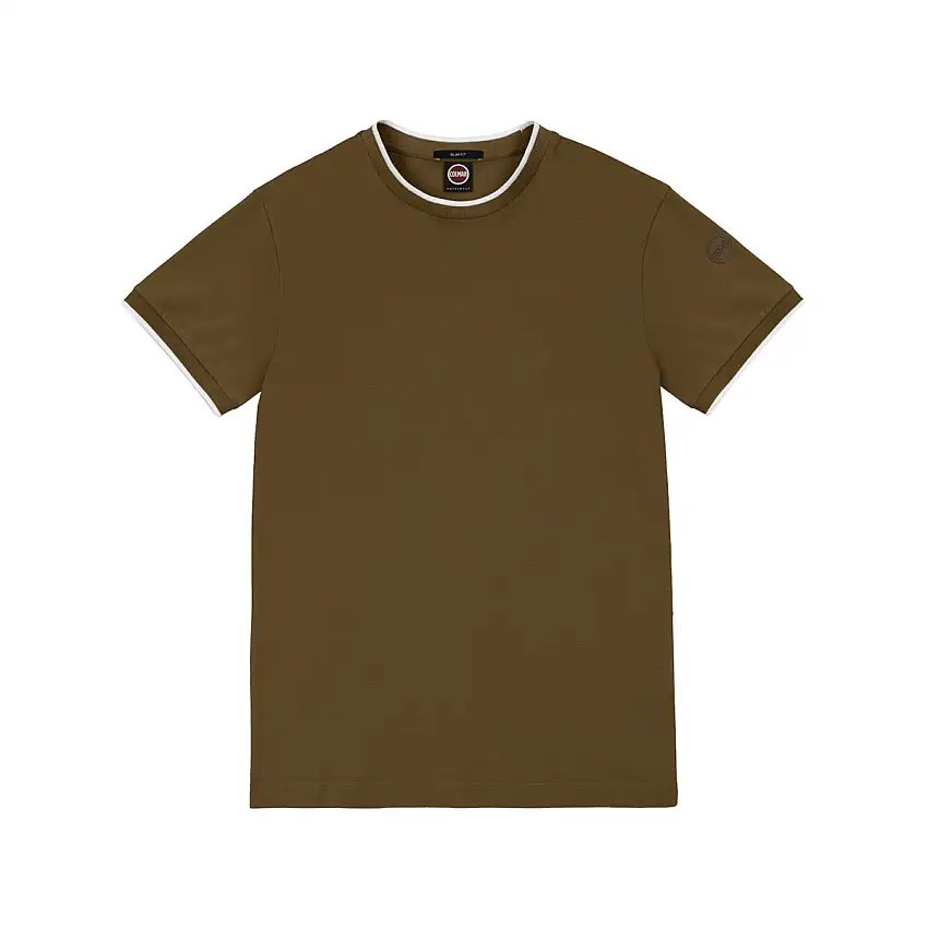 T-shirt Uomo con bordino a contrasto