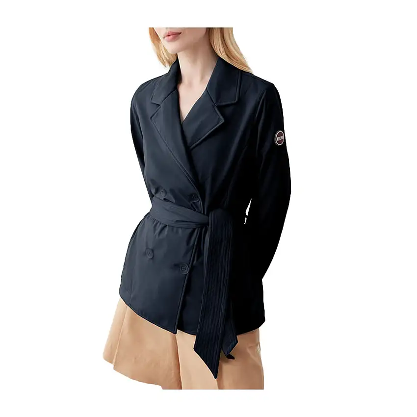 Trench Donna corto con cintura
