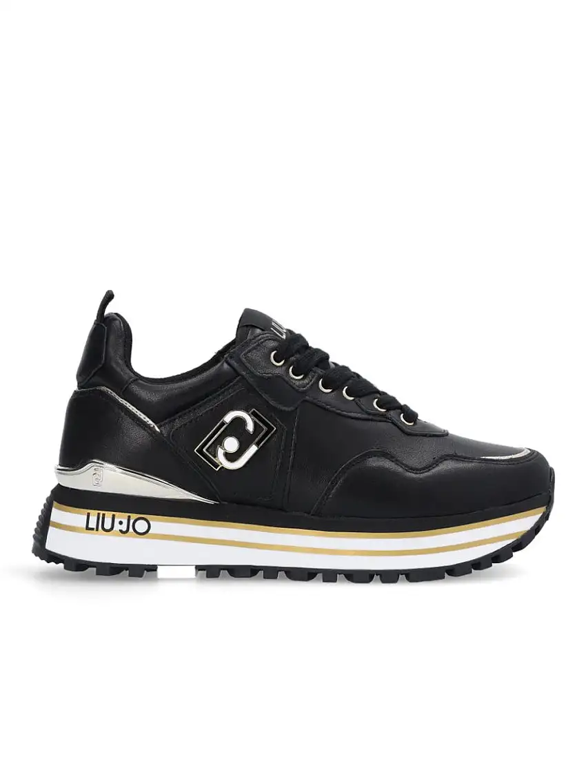 Liu Jo Sneakers Maxi Wonder 01 Pelle Nero
