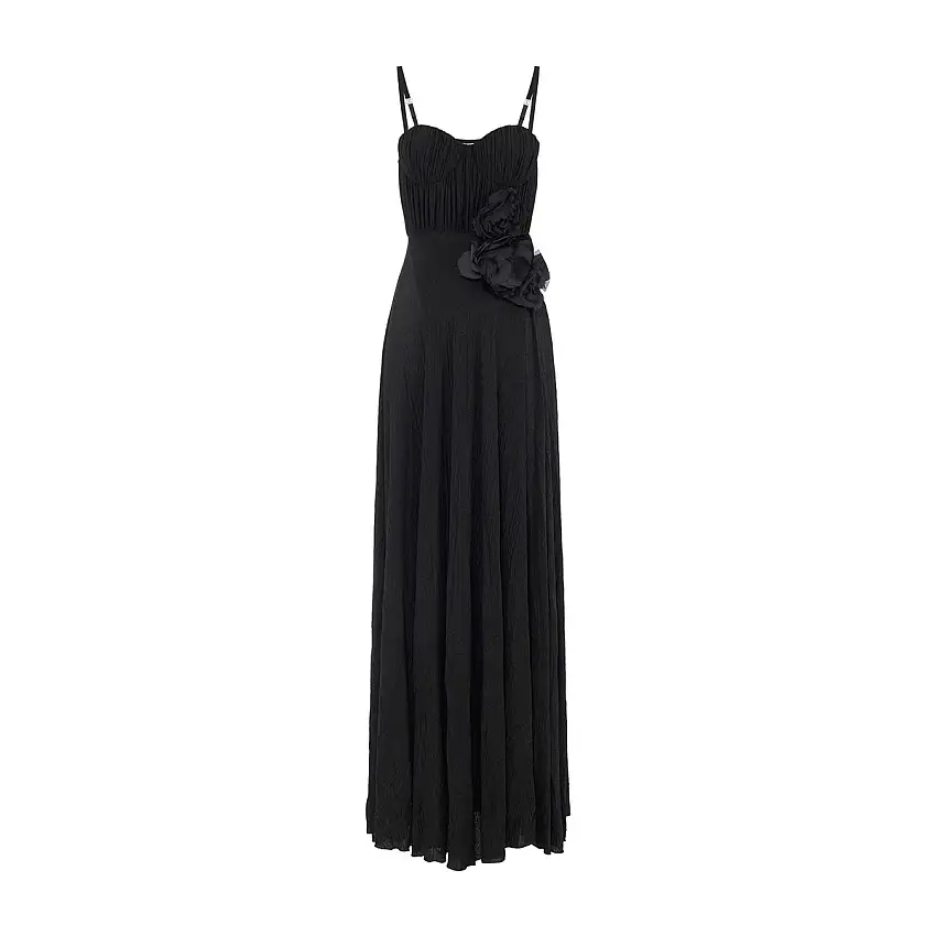 Abito Donna in lurex con fiore