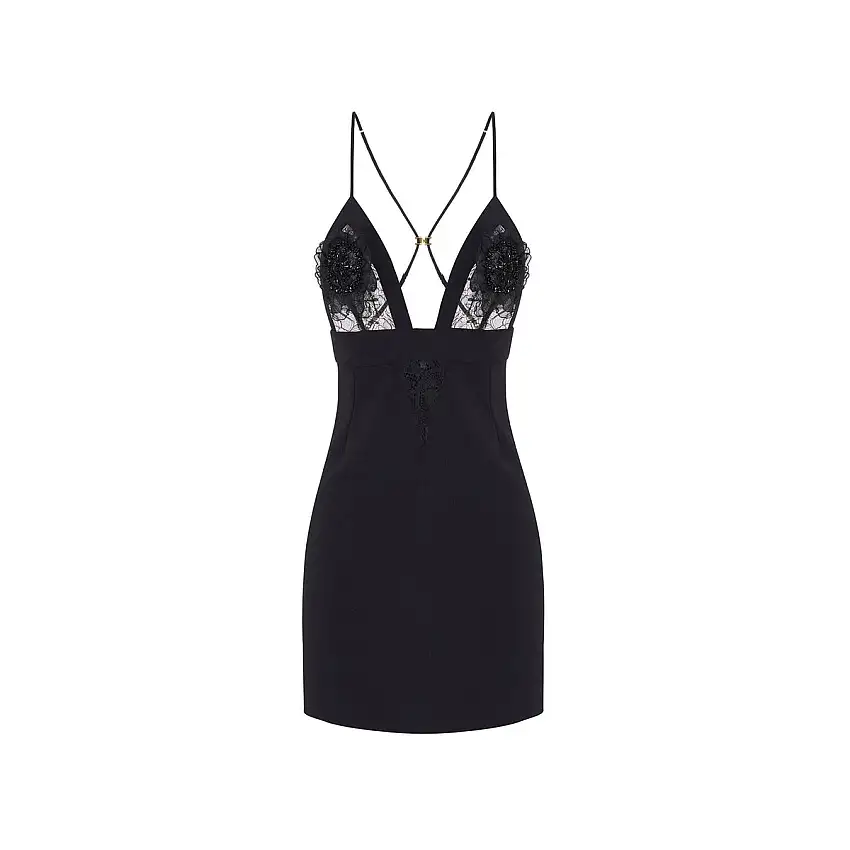 Abito Donna mini con pizzo