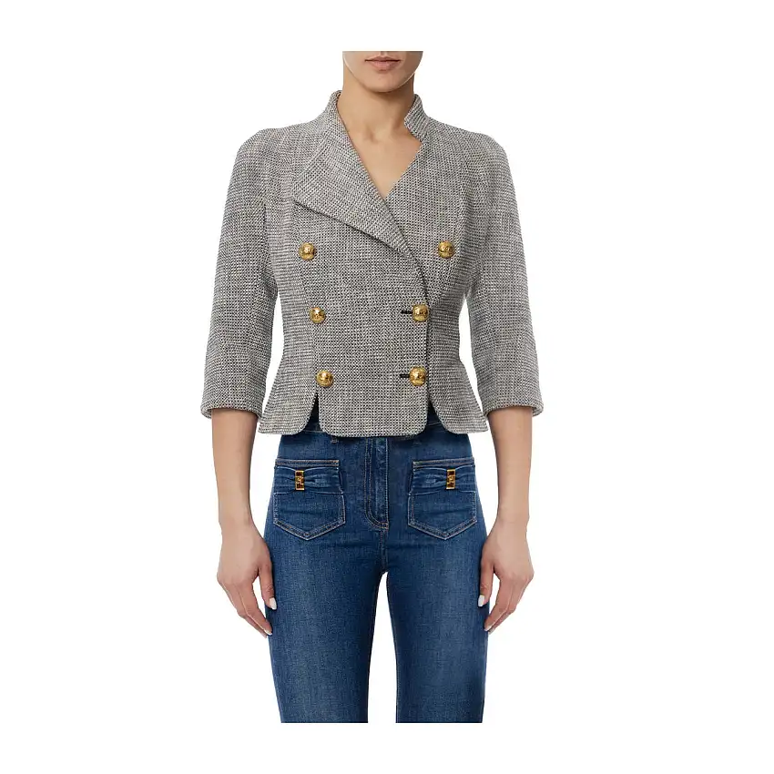 Blazer Donna in tweed a 3/4