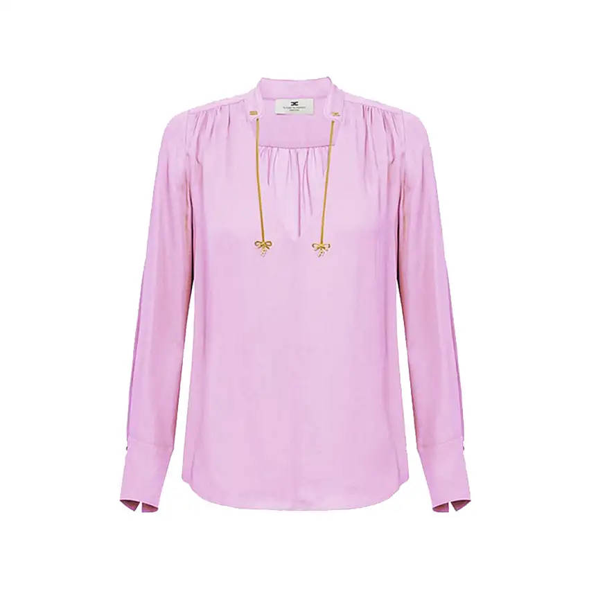 Blusa Donna catenella e fiocco