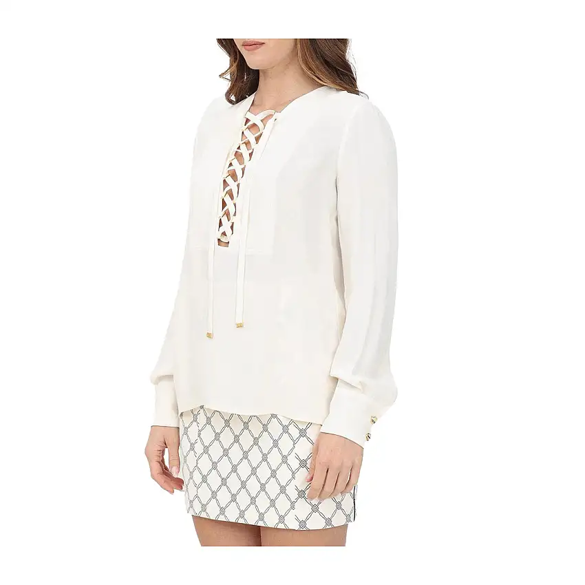 Blusa Donna con lacci frontali