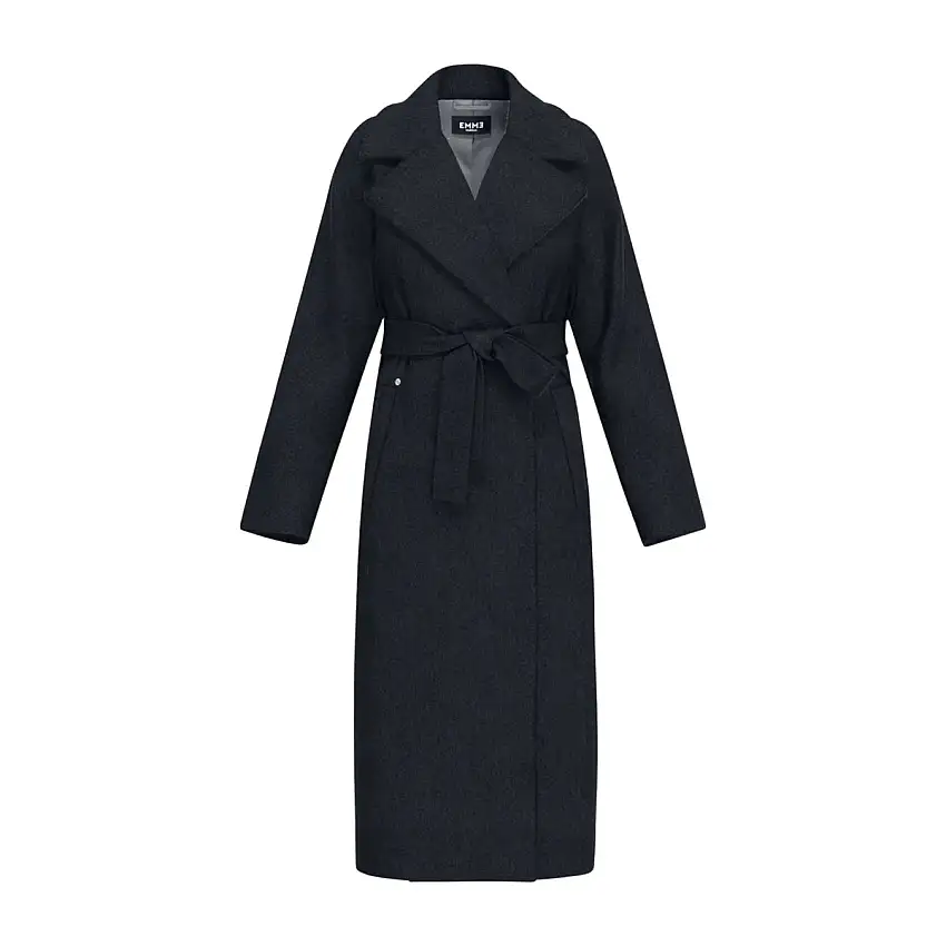 Cappotto Donna due petti con cinta