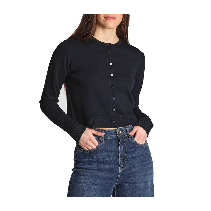 Cardigan Donna taglio cropped