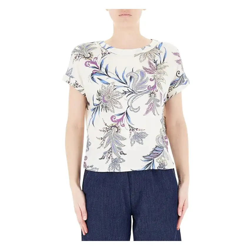 T-shirt Donna fantasia palme