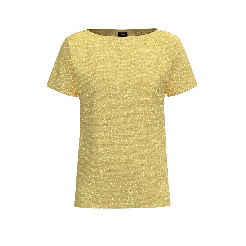 T-shirt Donna in lurex misto viscosa