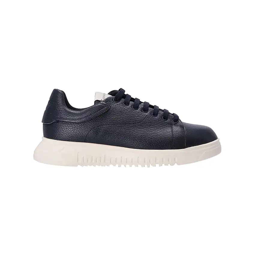 Sneakers Uomo in pelle martellata