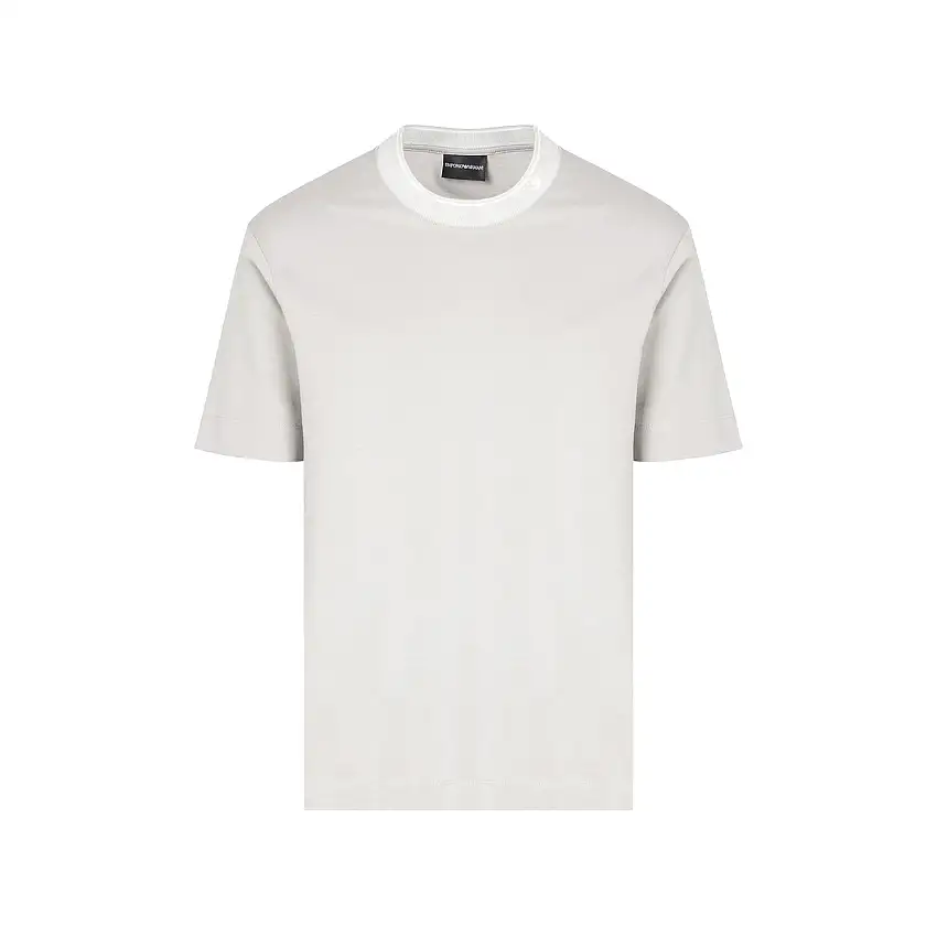 T-shirt Uomo collo in maglia rigato