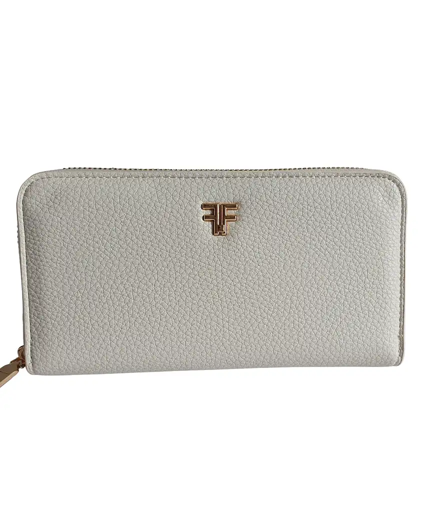 Fracomina Zip Around In Ecopelle Bianco Donna