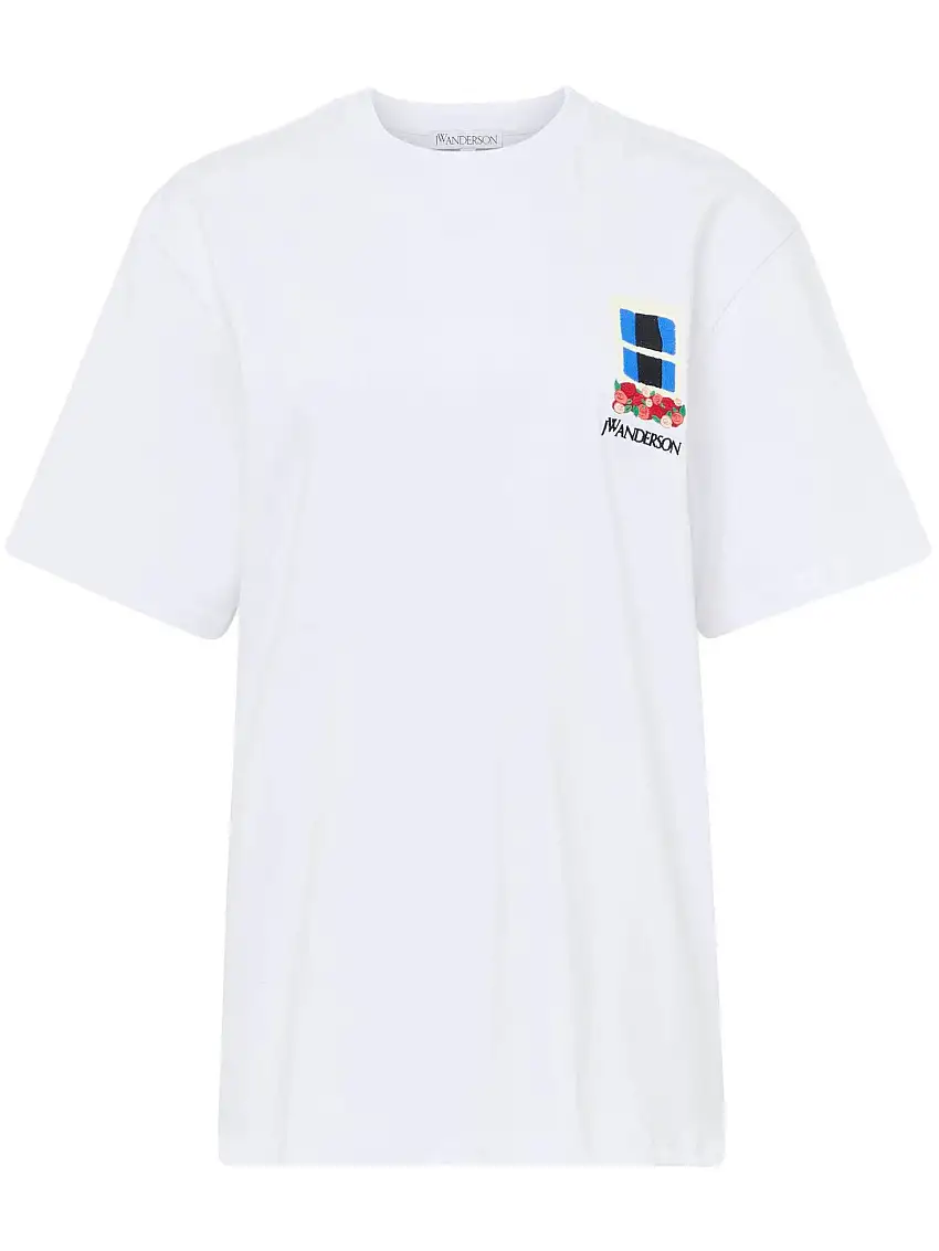 T-shirt Con Ricamo A Finestra 85962940