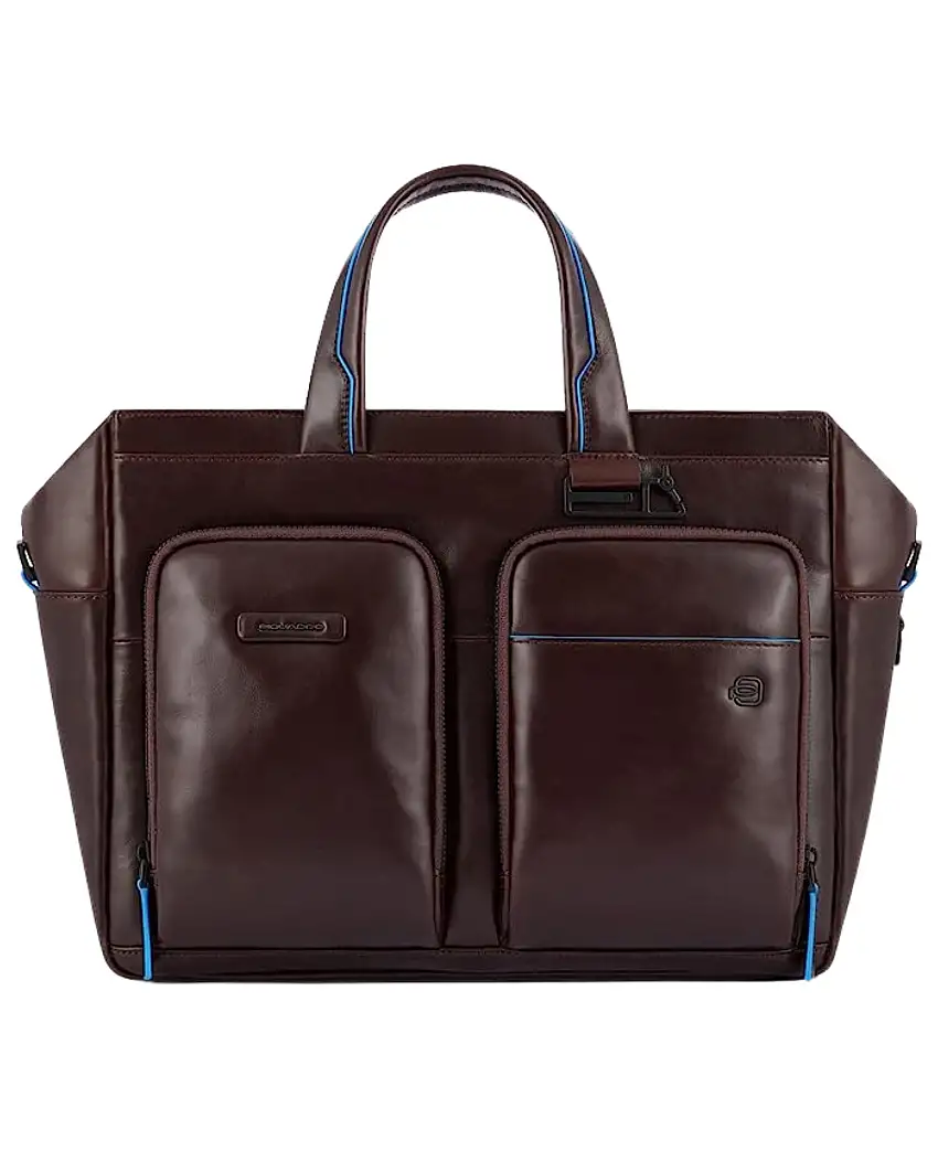 Piquadro Sottile A Due Manici Porta Documenti Marrone Unisex