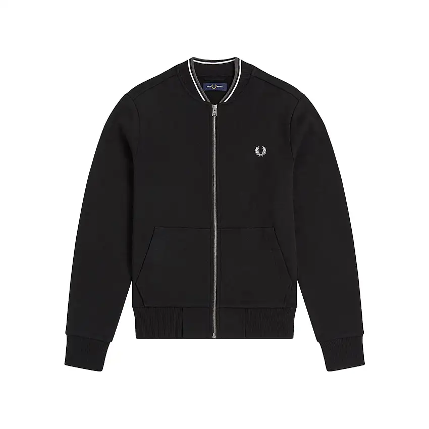 Felpa Uomo bomber collo college